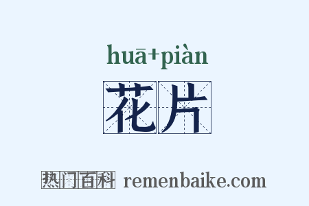 花片是什么意思的图片